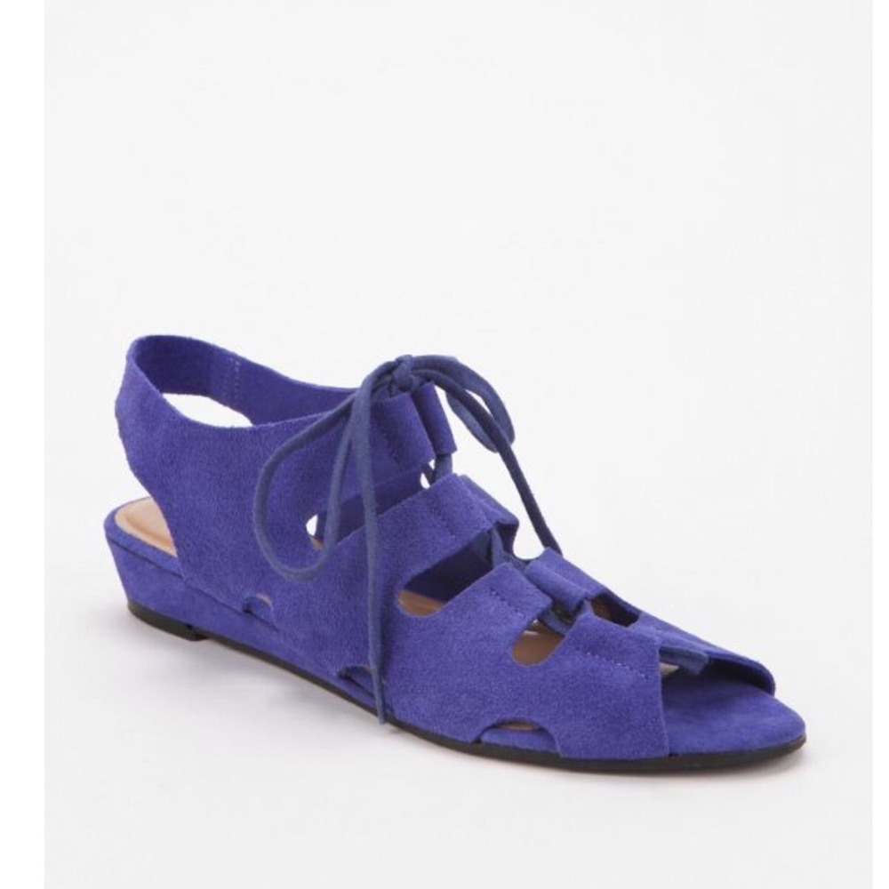 🌈🌈 SALE!! Deena & Ozzy Suede Lace-Up Sandal